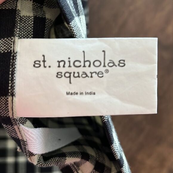 Christmas Farmhouse Barn and Red Pickup Truck Cork Coasters and Towel (new) - Picture 10 of 11